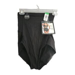 NWT Tara Black Tummy Control High Waisted Brief Shapewear Womans Size Large